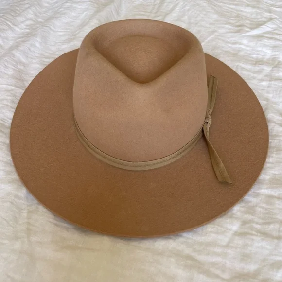 Lack of Color Zulu Wool Felt Fedora Hat Tan Medium 57cm - Picture 1 of 7